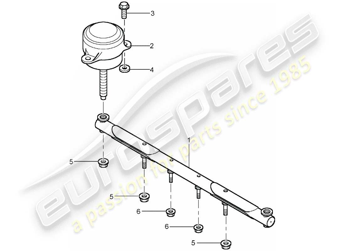 porsche carrera gt (2004) transmission suspension parts diagram