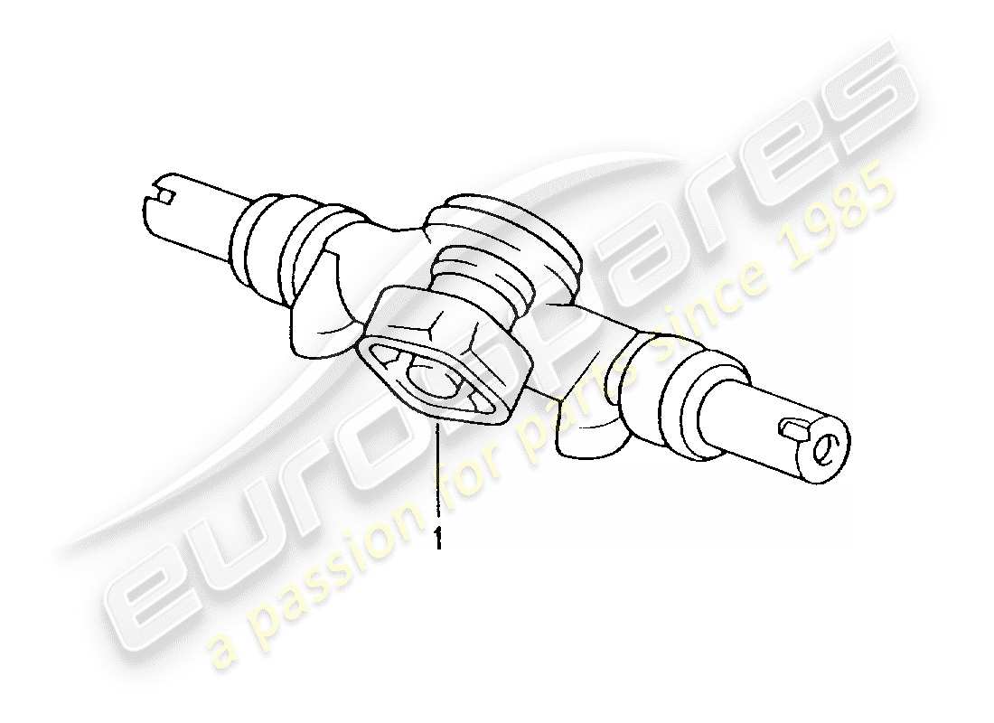 porsche replacement catalogue (1967) steering gear part diagram