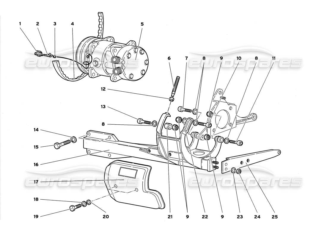 lamborghini diablo gt (1999) climate control parts diagram