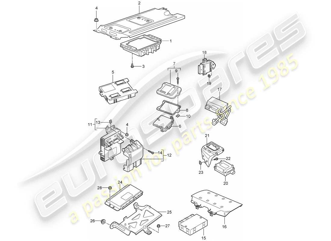 part diagram containing part number 99761802501