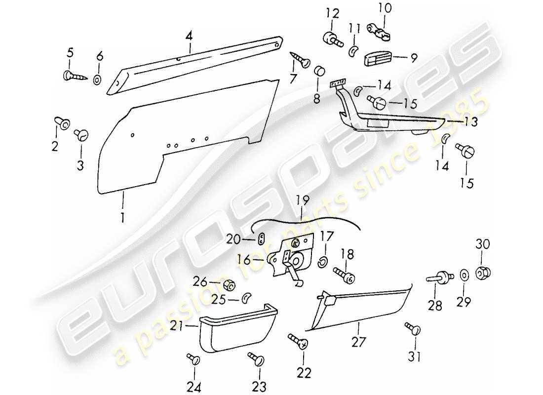 part diagram containing part number pcg55504223