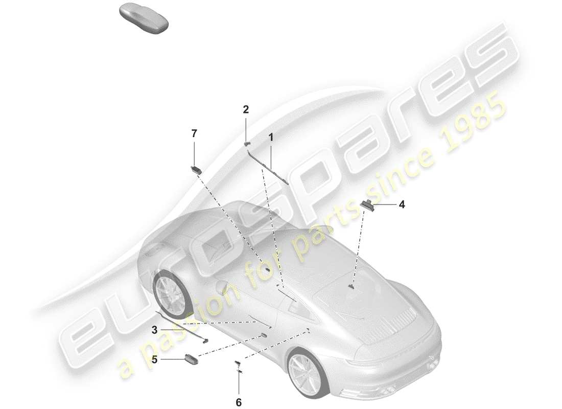 part diagram containing part number 992947227