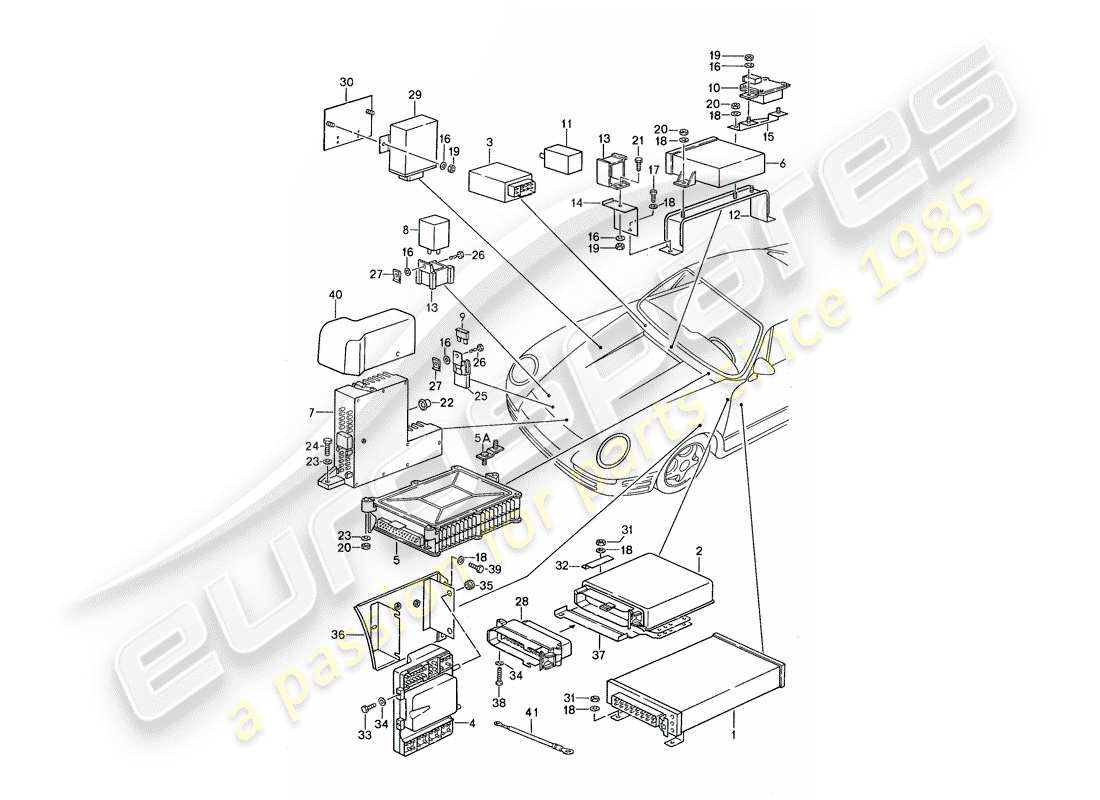 part diagram containing part number 959618151 x