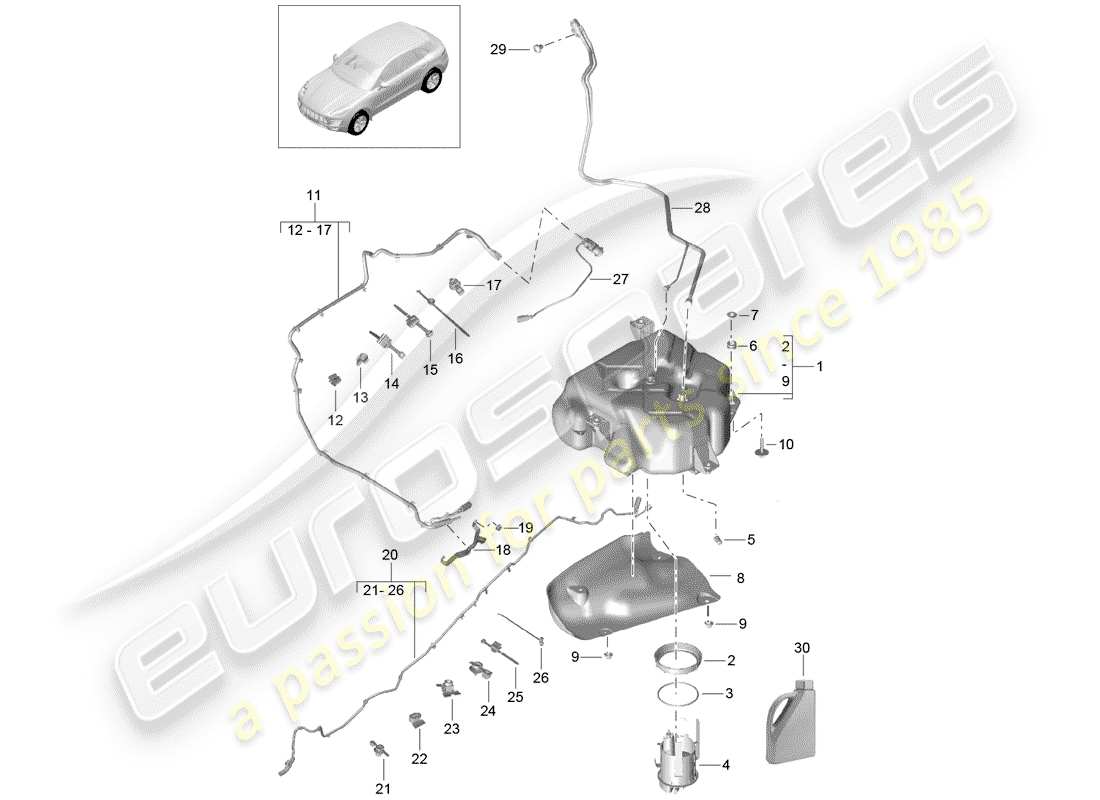 part diagram containing part number 95b131842