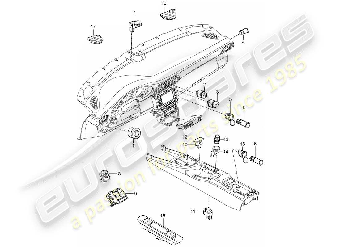 part diagram containing part number 99761352500