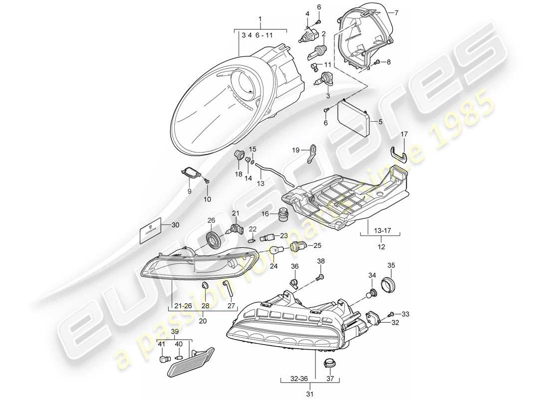 part diagram containing part number 99763124700