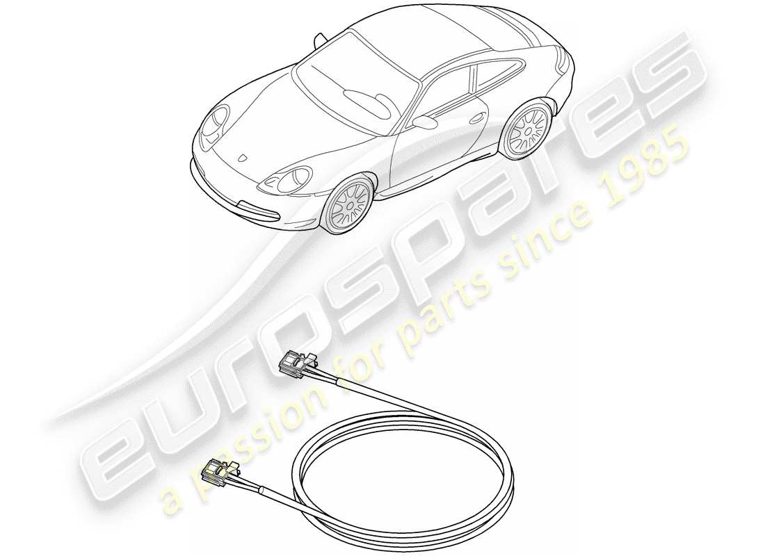 a part diagram from the porsche 996 parts catalogue