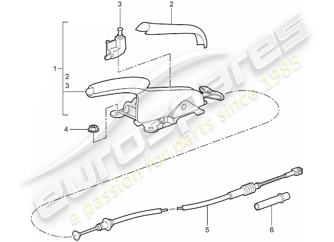 part diagram containing part number 99742403164