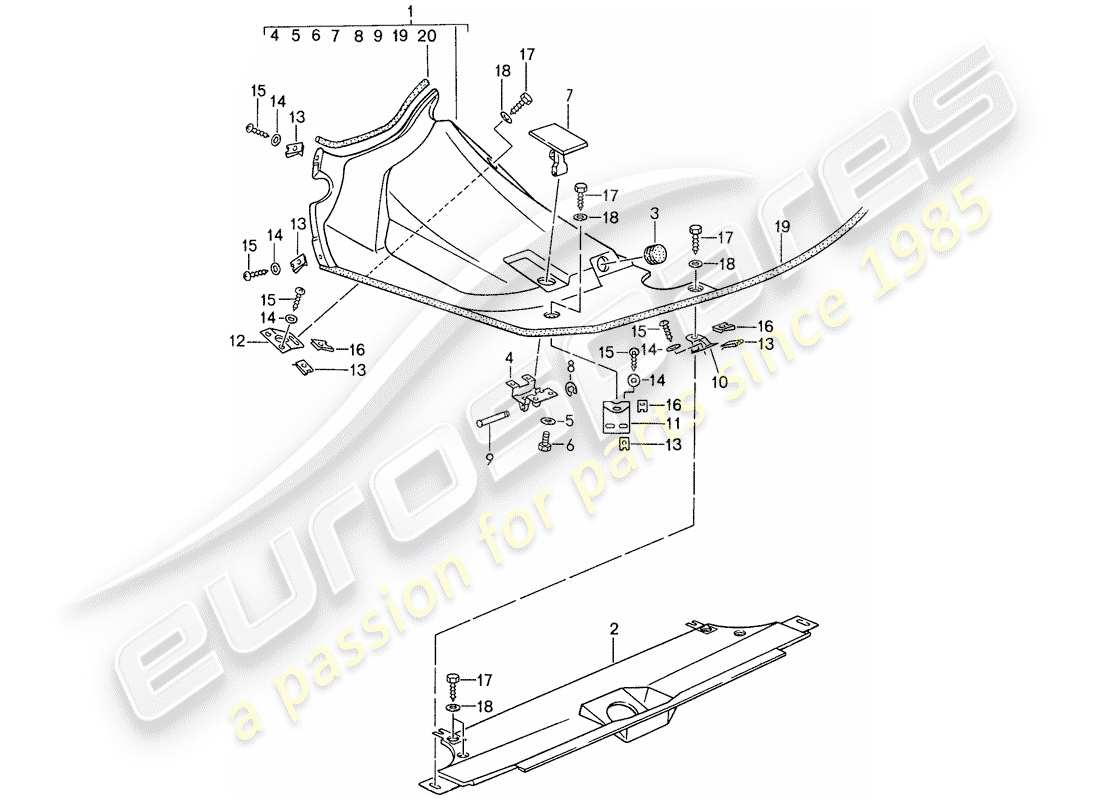 part diagram containing part number 95950460601