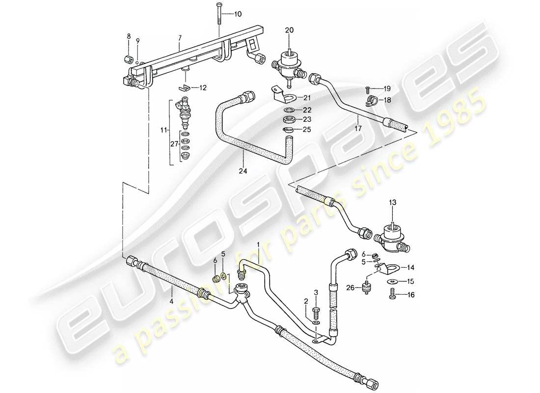 a part diagram from the porsche 959 parts catalogue