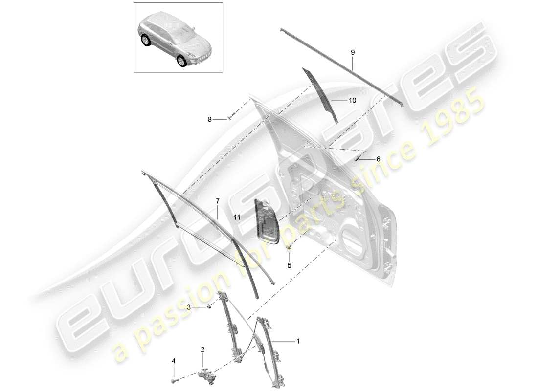 part diagram containing part number 95b837461