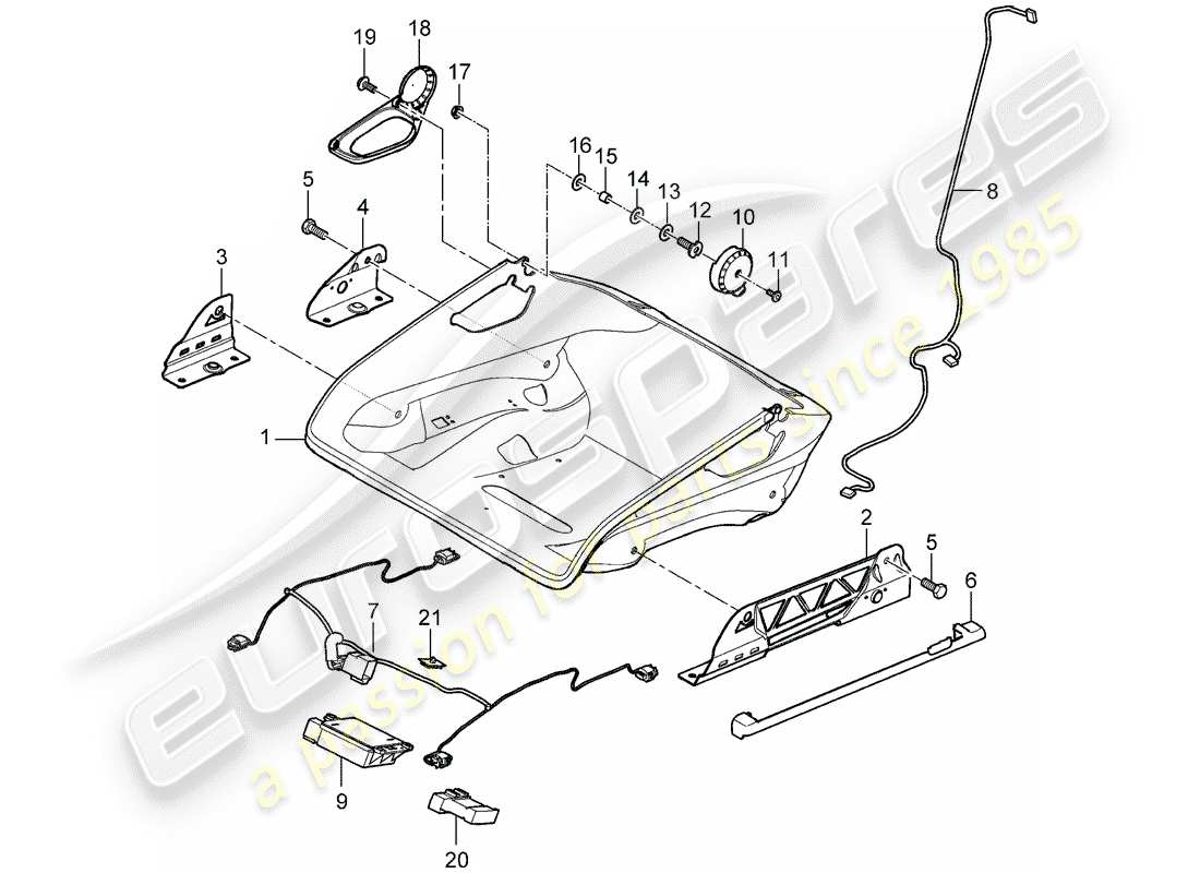 part diagram containing part number 99761268811