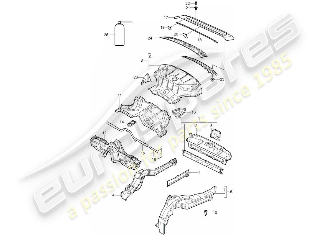 part diagram containing part number 99750194300