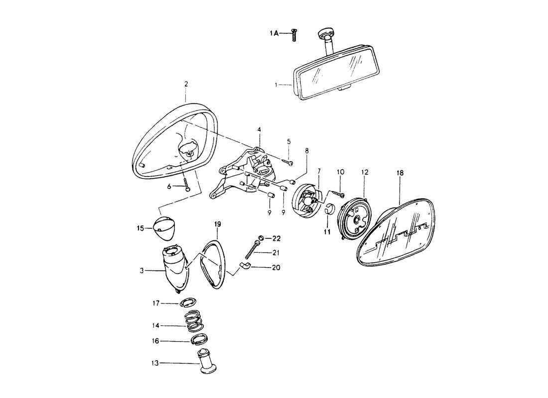 a part diagram from the porsche 964 parts catalogue