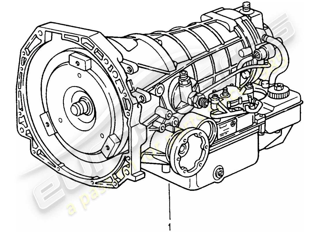 porsche replacement catalogue (1972) replacement transmission part diagram