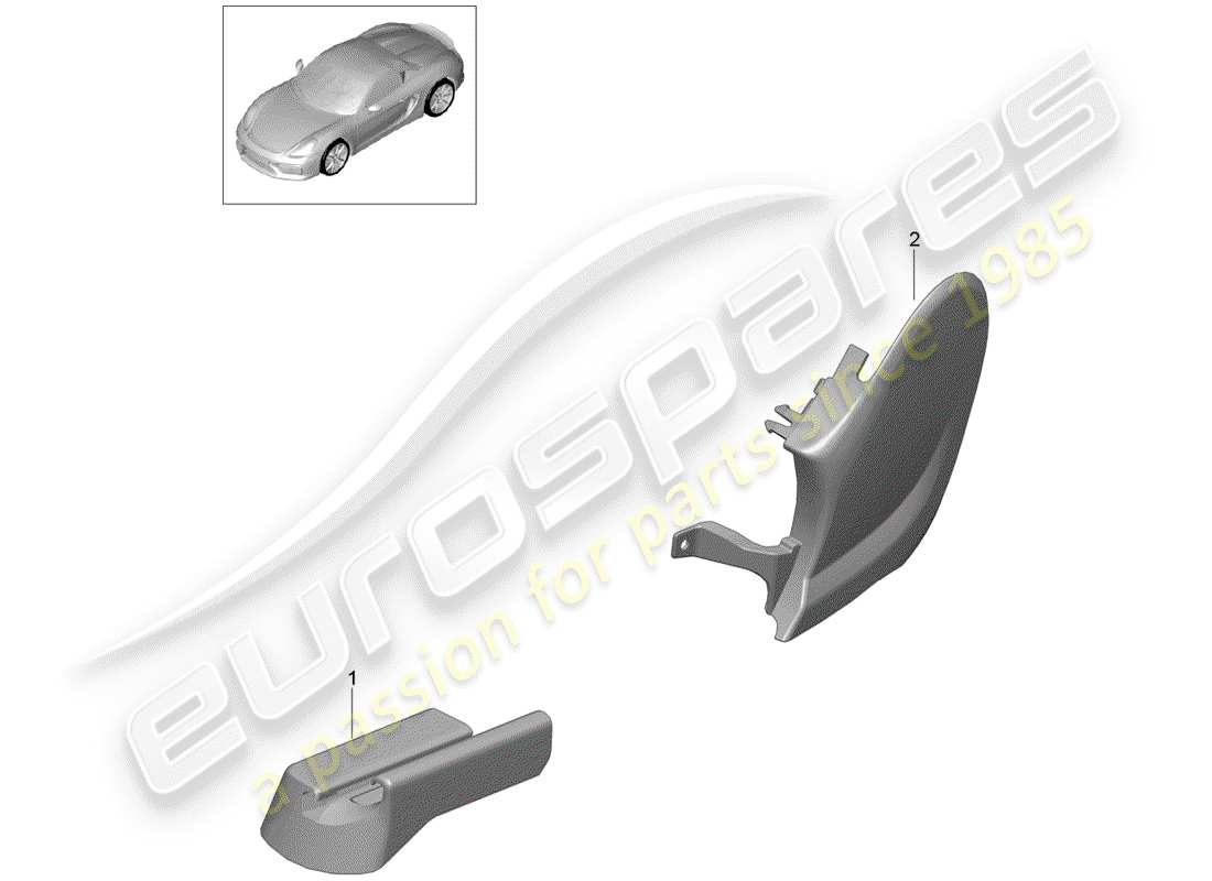 porsche 2016 seat parts diagram