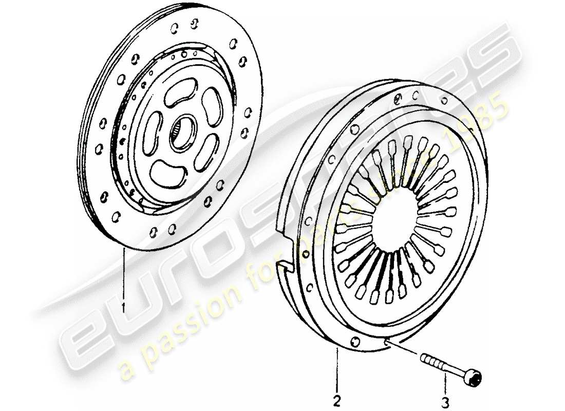 porsche 964 (1991) clutch - d - mj 1990>> part diagram