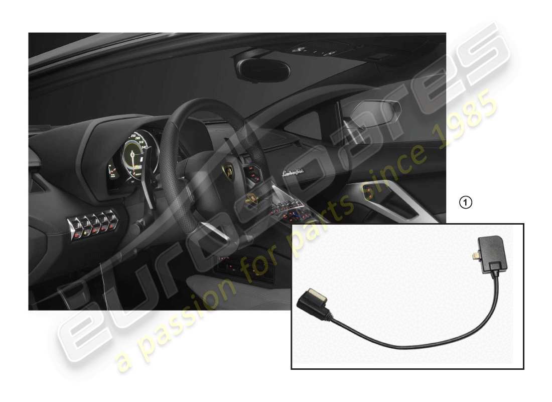lamborghini huracan lp600-4 zhong coupe (accessories) adapter parts diagram