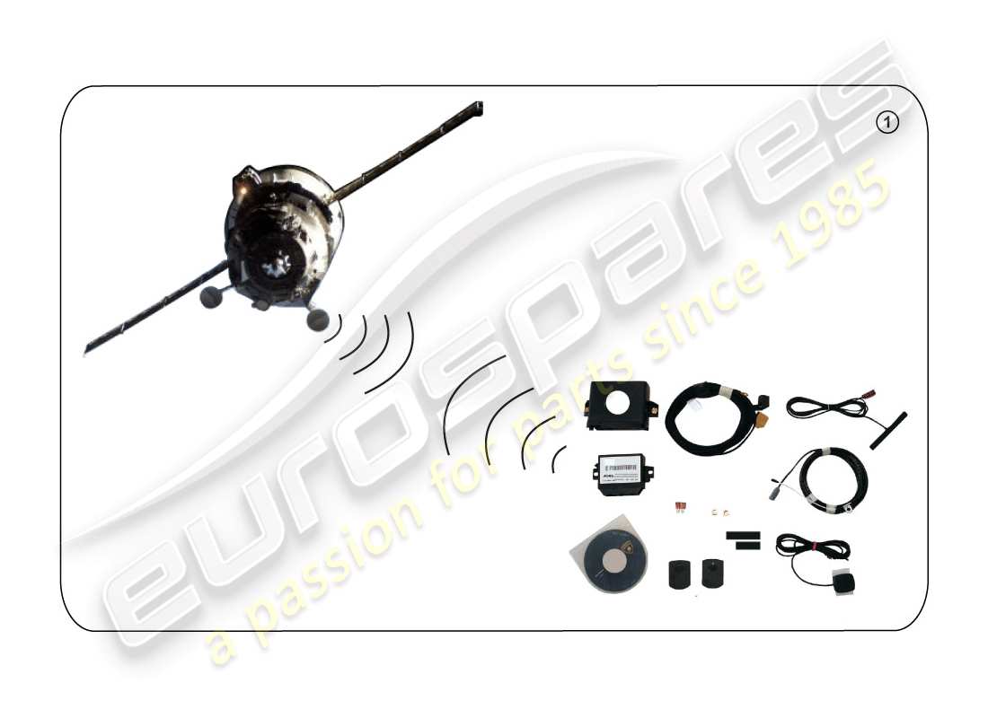 lamborghini huracan lp600-4 zhong coupe (accessories) installation kit for mobile navigation system -gps- parts diagram