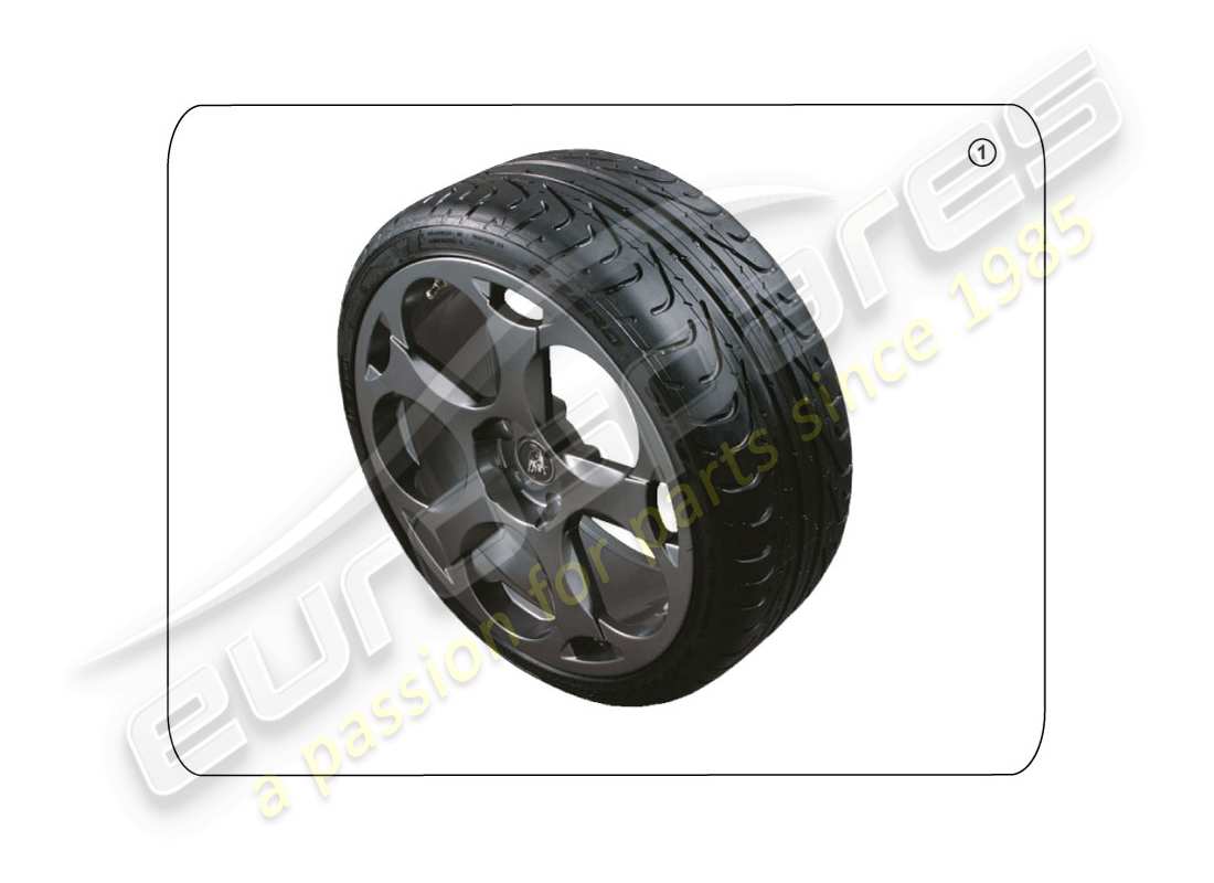 lamborghini huracan lp610-4 coupe (accessories) tyres parts diagram