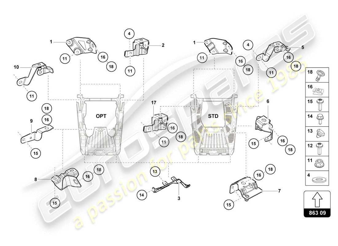 lamborghini lp610-4 coupe (2016) securing parts for engine parts diagram