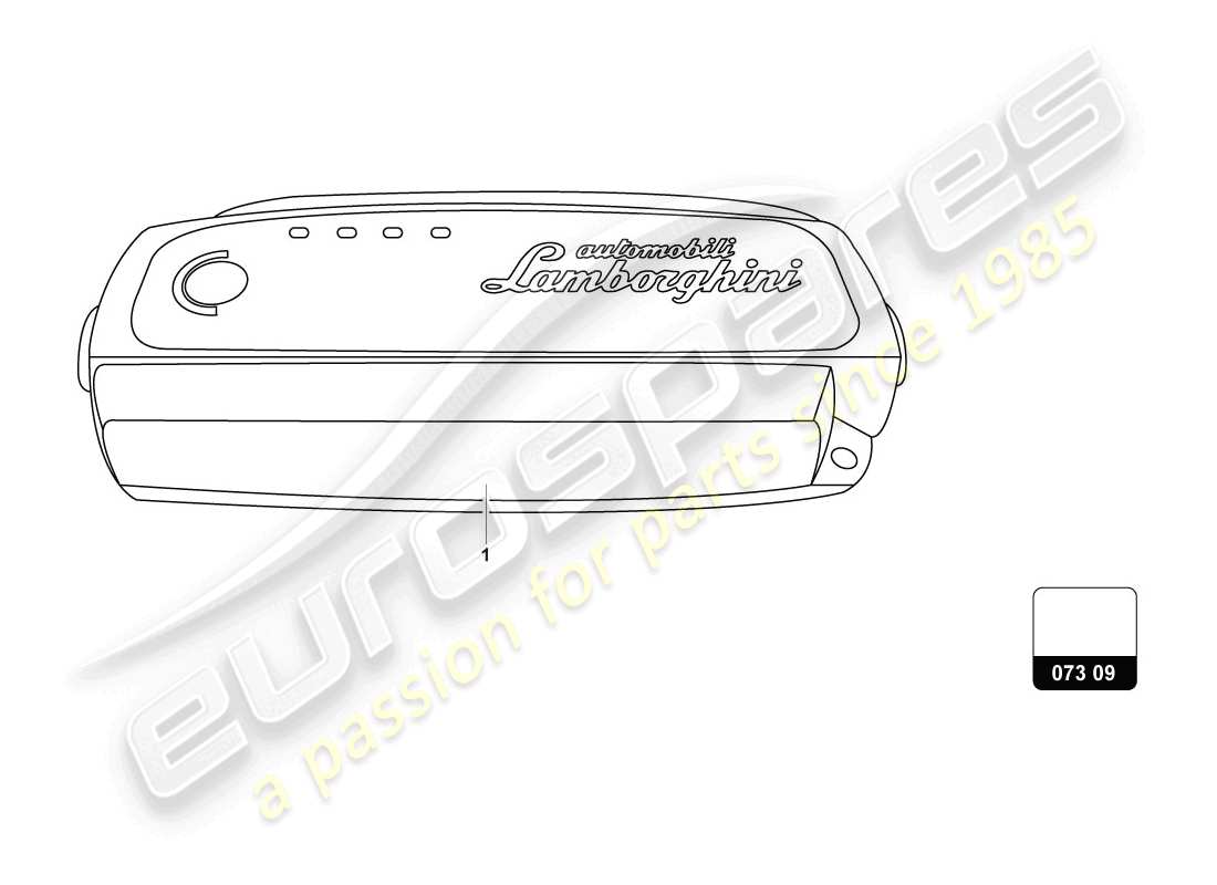 a part diagram from the lamborghini urus (accessories) parts catalogue