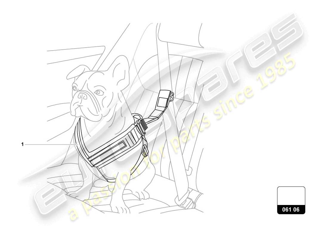 a part diagram from the lamborghini urus parts catalogue