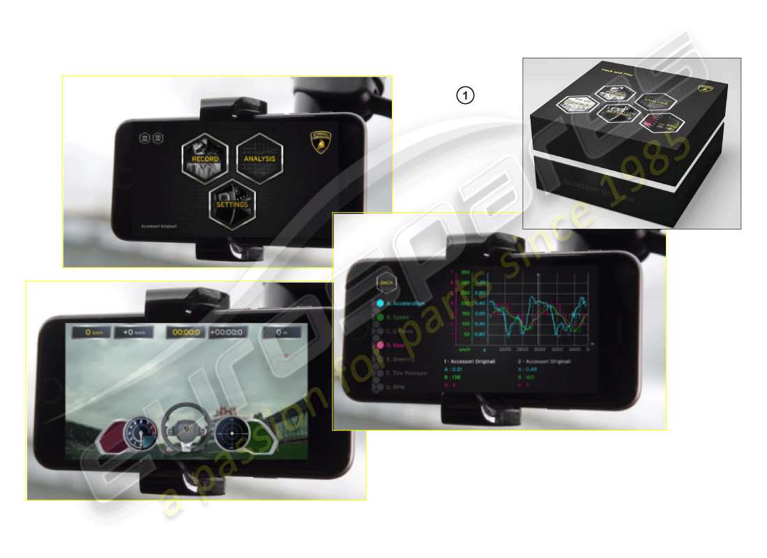 lamborghini huracan lp610-4 coupe (accessories) installation kit parts diagram