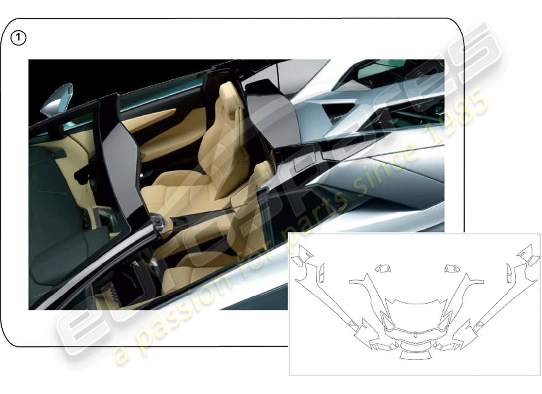 lamborghini lp770-4 svj coupe (accessories) impact cushion part diagram