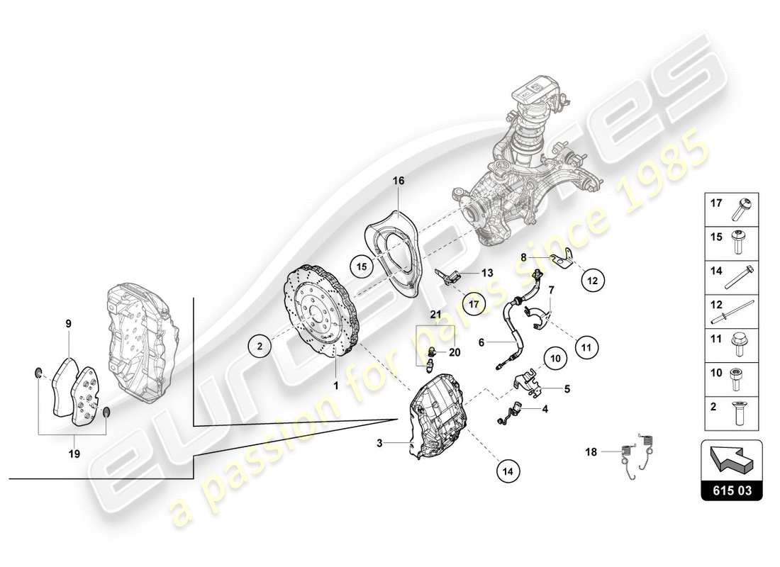 lamborghini lp580-2 coupe (2019) brake disc (vented) front part diagram