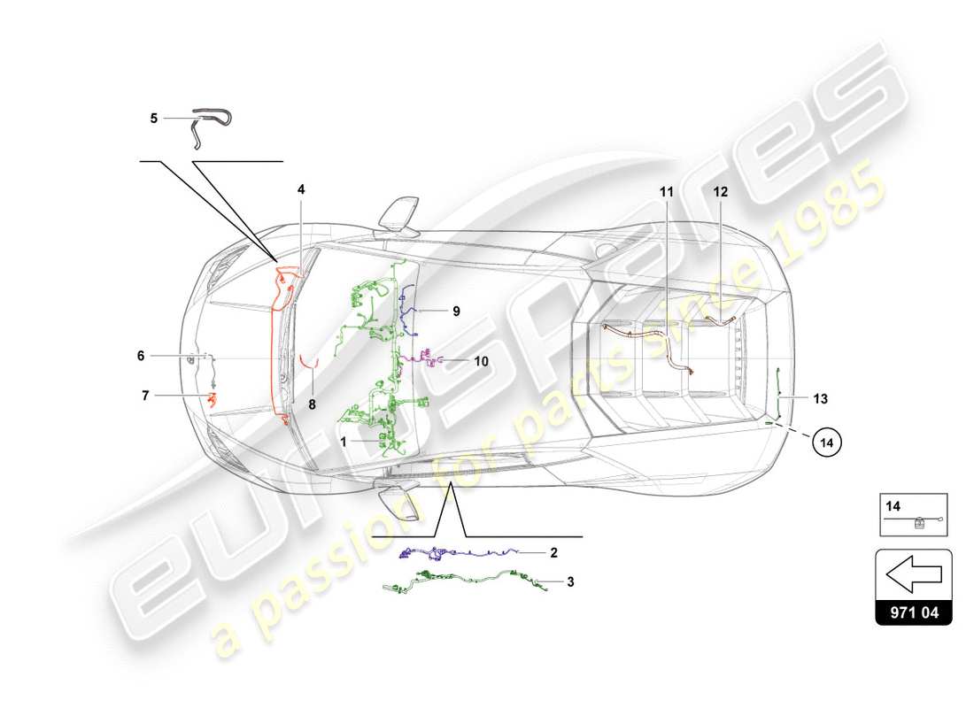 lamborghini lp610-4 avio (2016) wiring parts diagram