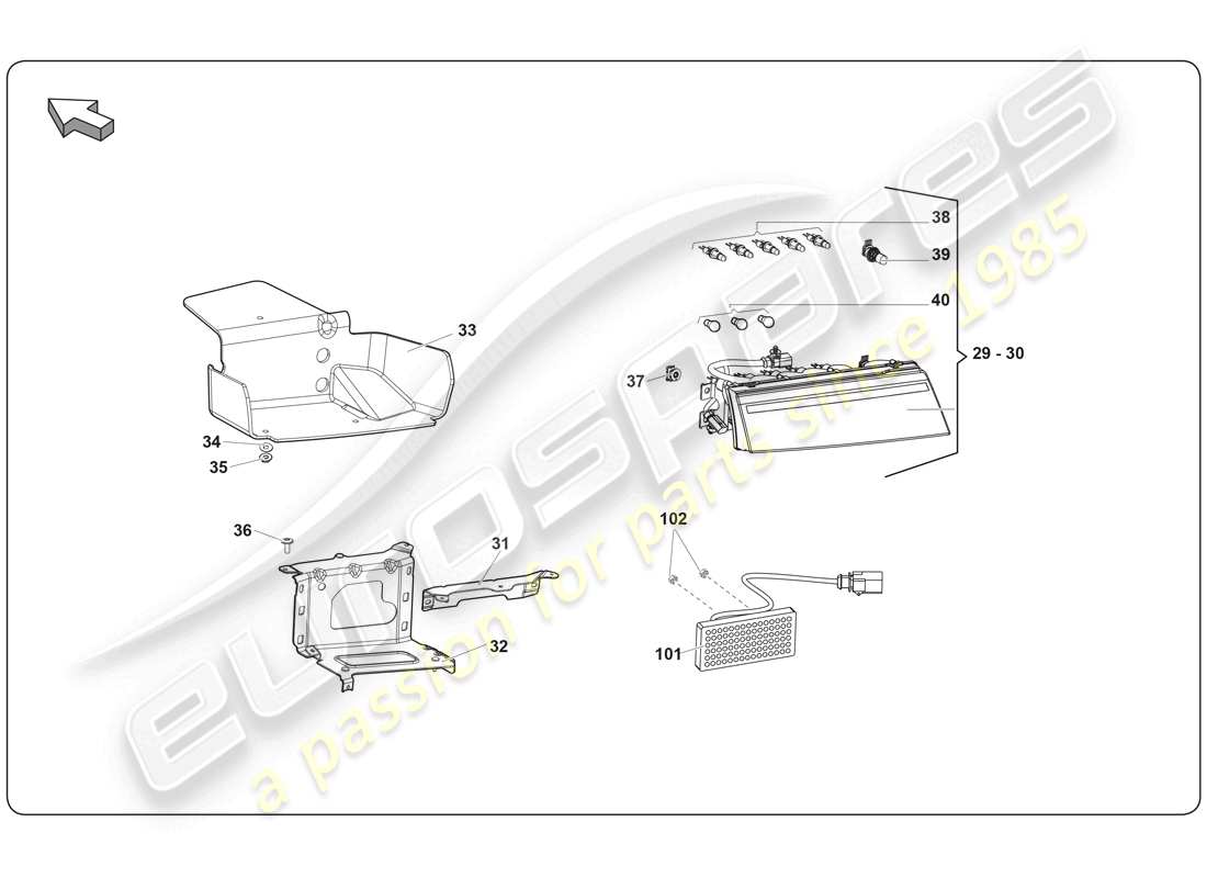 part diagram containing part number 400919419a