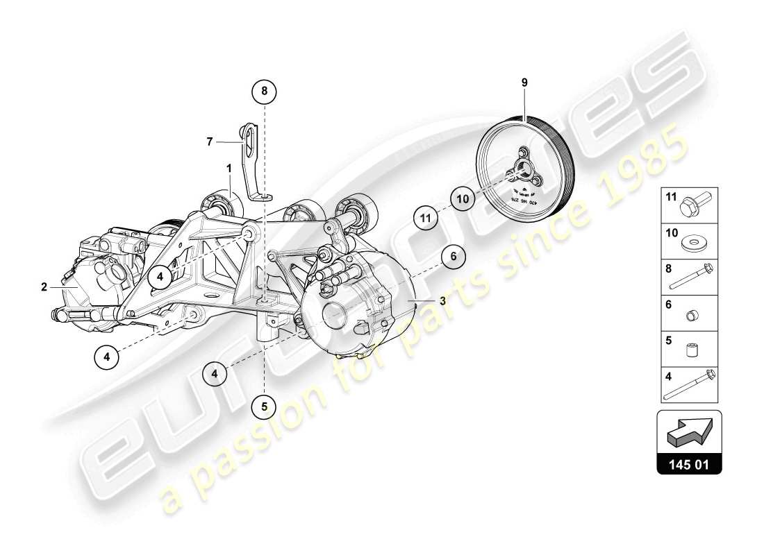 part diagram containing part number n10716901