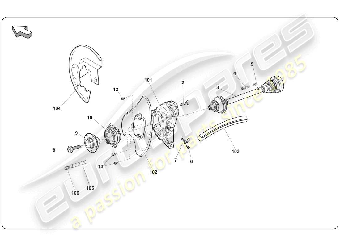 part diagram containing part number 400601295a