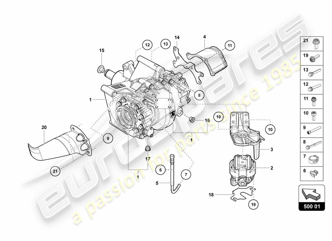 lamborghini lp700-4 coupe (2012) differential rear parts diagram