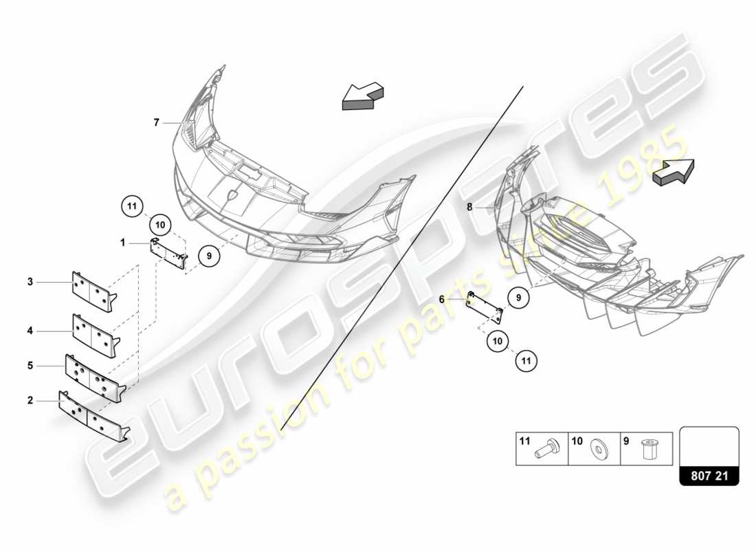 VIEW PARTS DIAGRAMS FROM THE LAMBORGHINI CENTENARIO PARTS CATALOGUE a part diagram from the lamborghini centenario parts catalogue