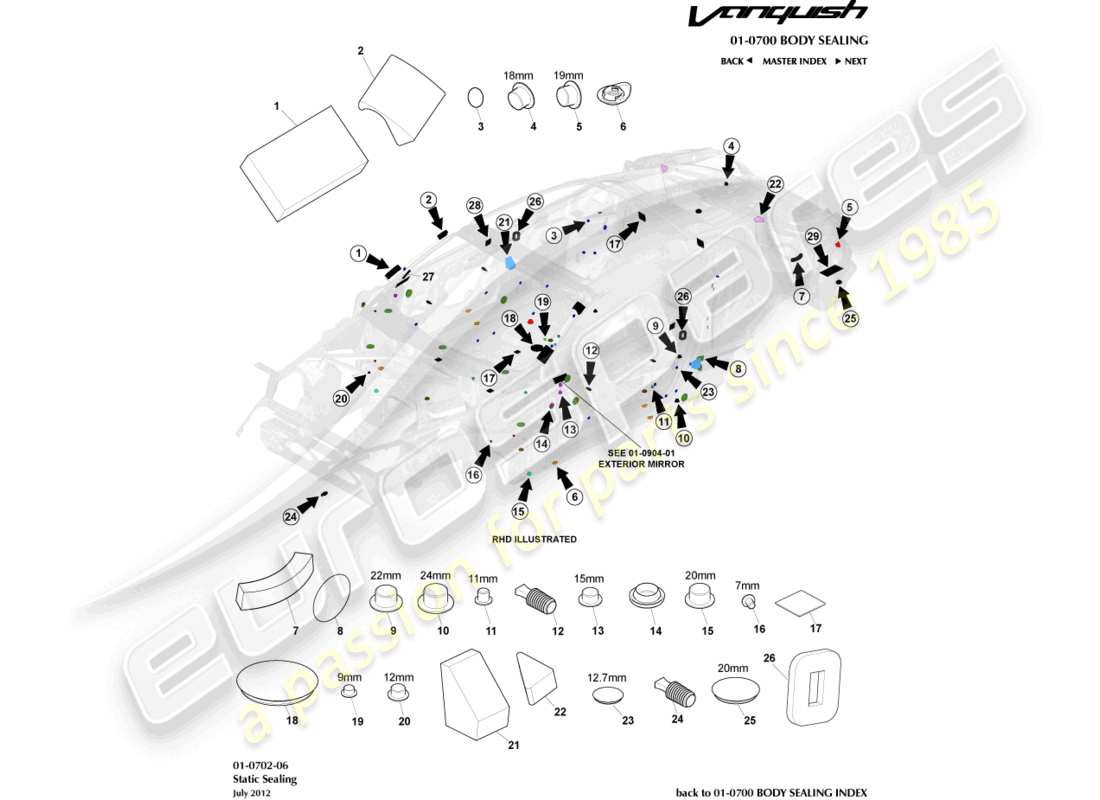 part diagram containing part number cd33-37521-aa