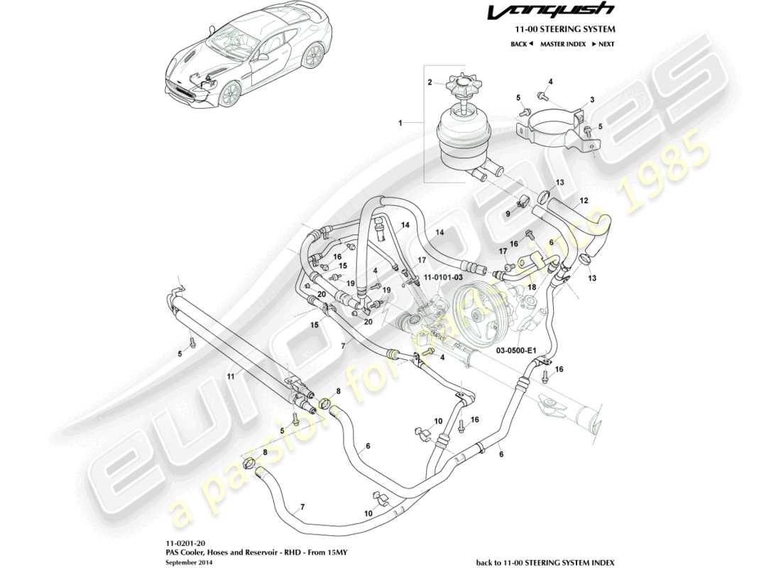 part diagram containing part number fd33-3a719-ba