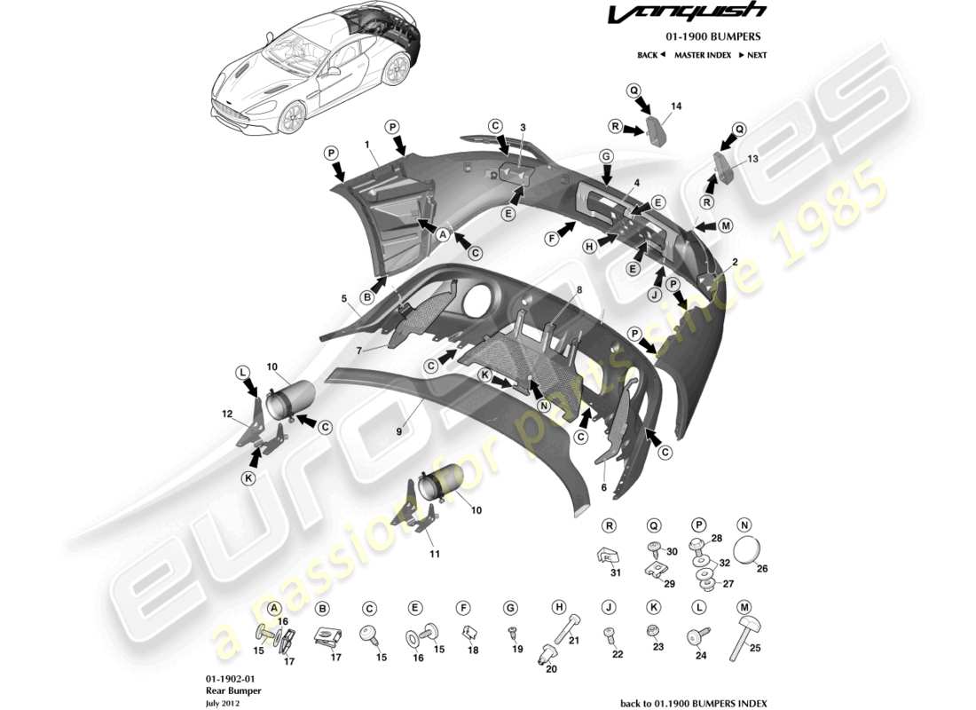 part diagram containing part number cd33-5k238-bb