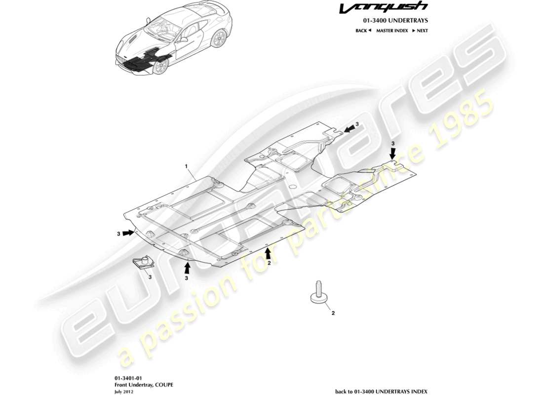 part diagram containing part number 7g43-10609e-aa-pk