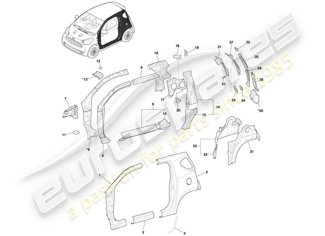 part diagram containing part number 62151-52030