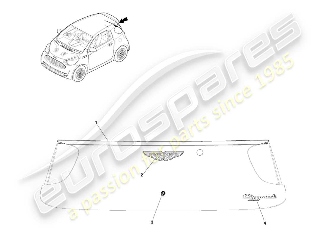 part diagram containing part number ay2y-13554-bb