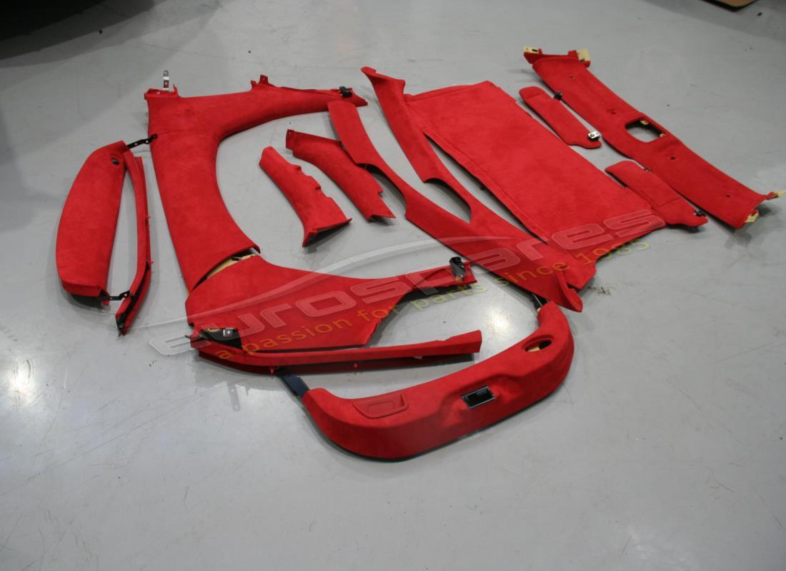 USED Ferrari INTERIOR TRIM KIT IN RED . PART NUMBER 855035000 (1)