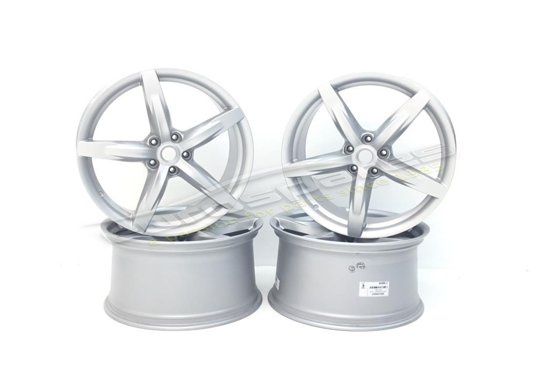 new ferrari gtc4lusso matt silver rims k. part number 70004725 (1)