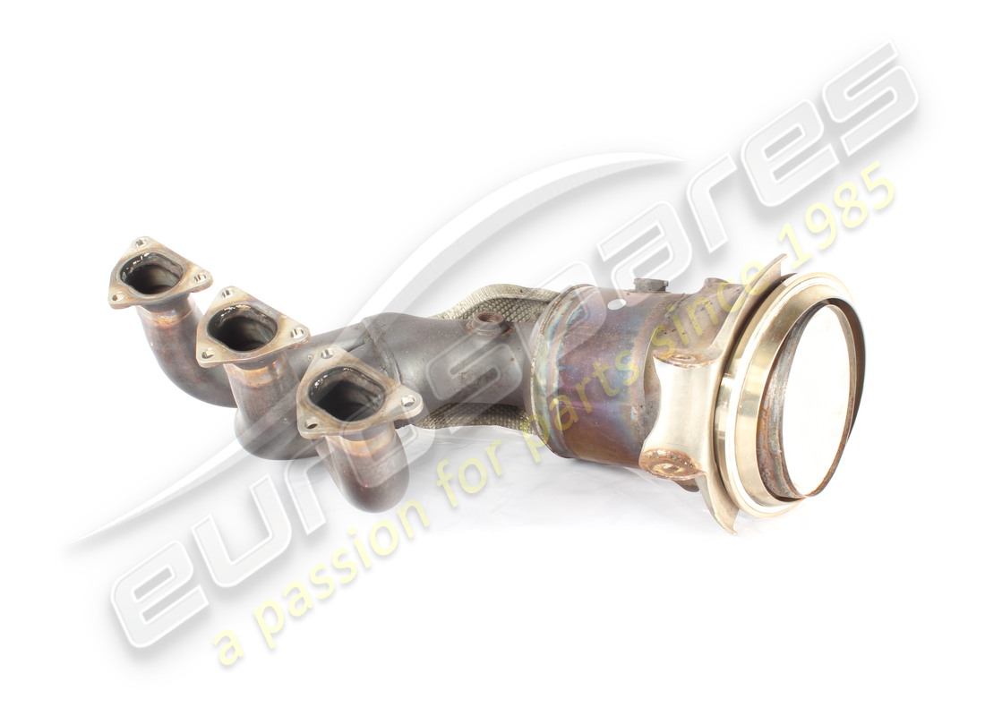 used porsche exhaust manifold w/ petrol part. filter part number 0pb254450f