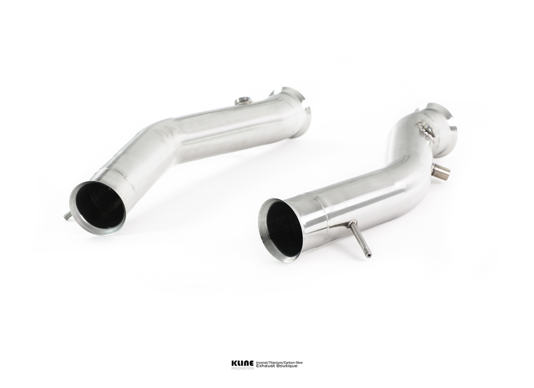 NEW KLINE INNOVATION DECAT CAT PIPE SET - STAINLESS STEEL . PART NUMBER KLFER458ITDECATCSSS (1)