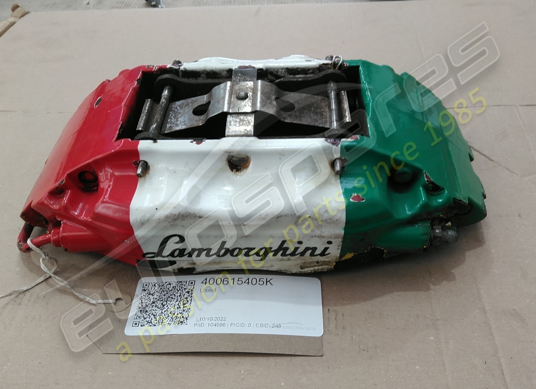 used lamborghini brake caliper rear my04-08 y. part number 400615405k (1)