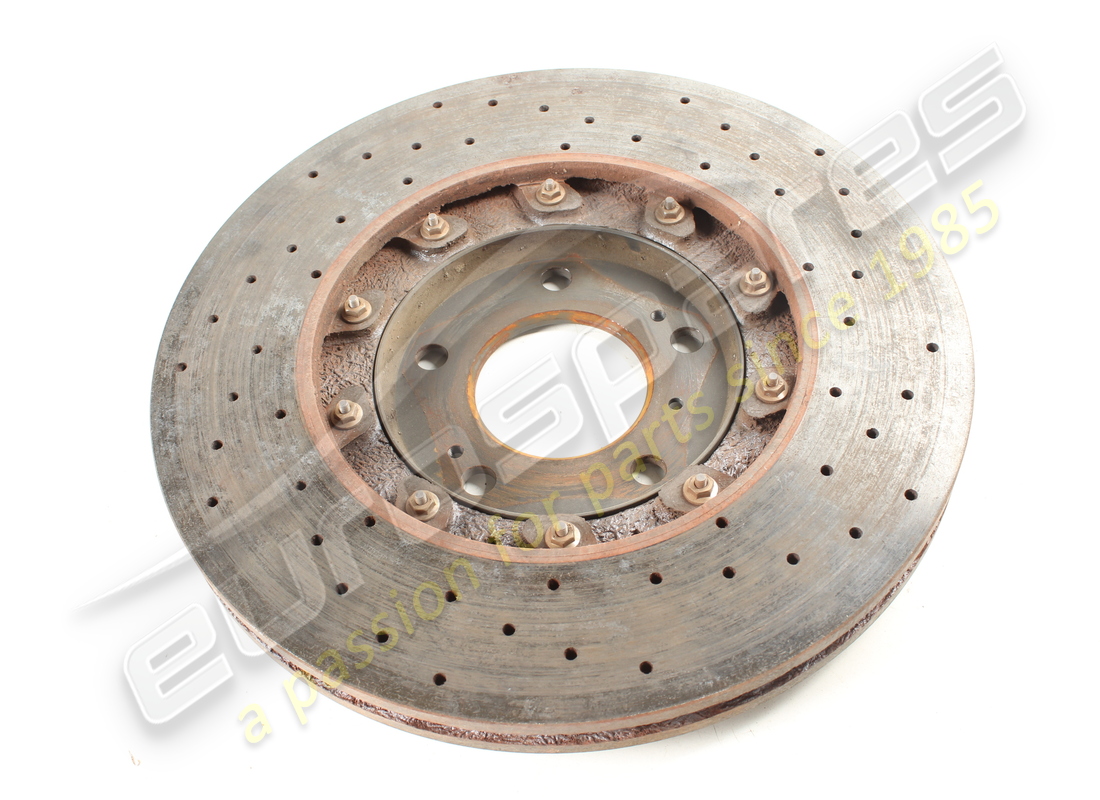 used lamborghini left rear brake disc. part number 4m0615601m (2)