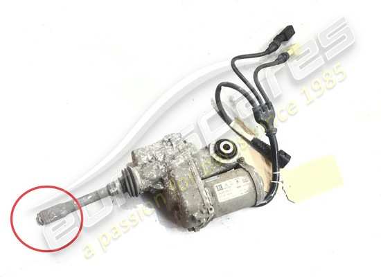 damaged lamborghini actuator part number 470501398b