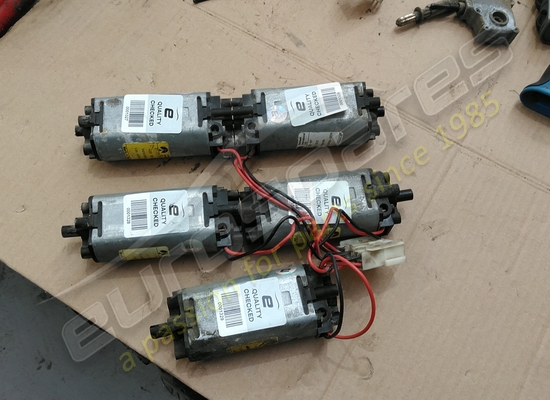 used eurospares one set of seat motors part number eap1374052